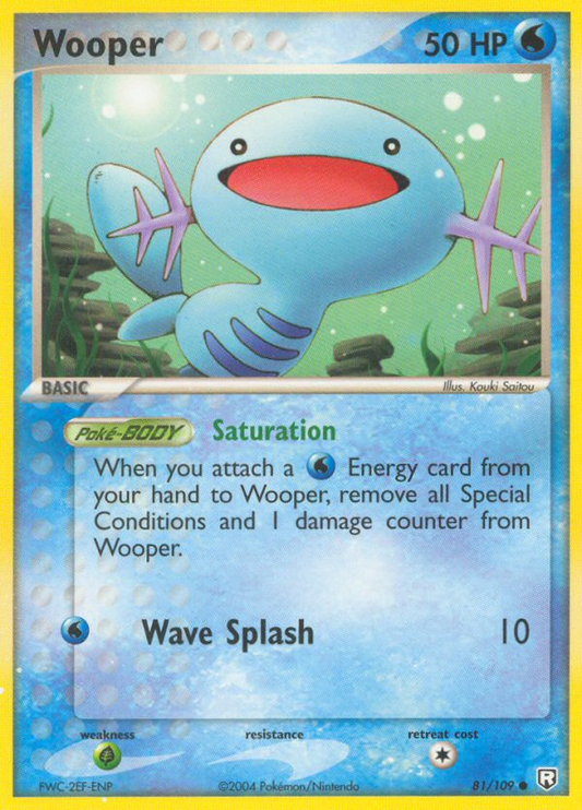 Wooper - 081/109 - Team Rocket Returns