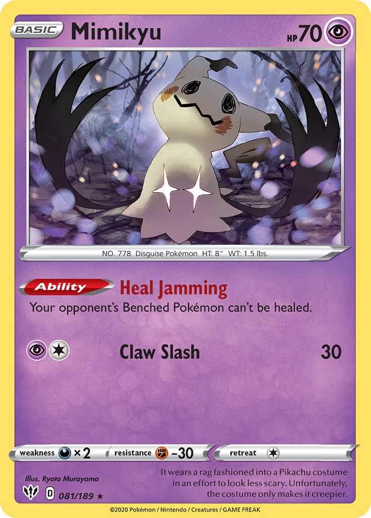 Mimikyu - 081/189 - Darkness Ablaze