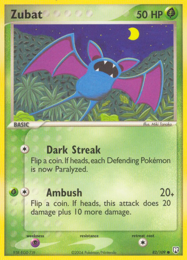 Zubat - 082/109 - Team Rocket Returns