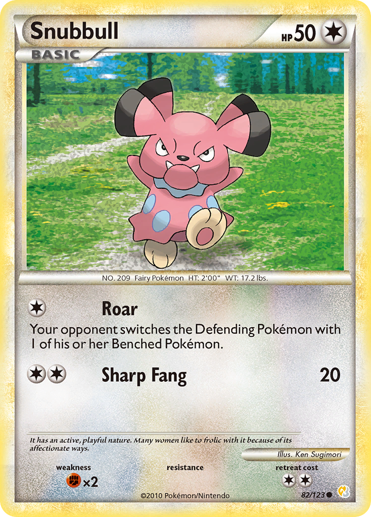 Snubbull - 082/123 - HeartGold & SoulSilver