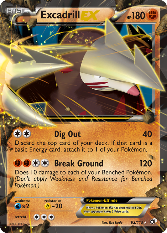 Excadrill-EX - 082/113 - Legendary Treasures