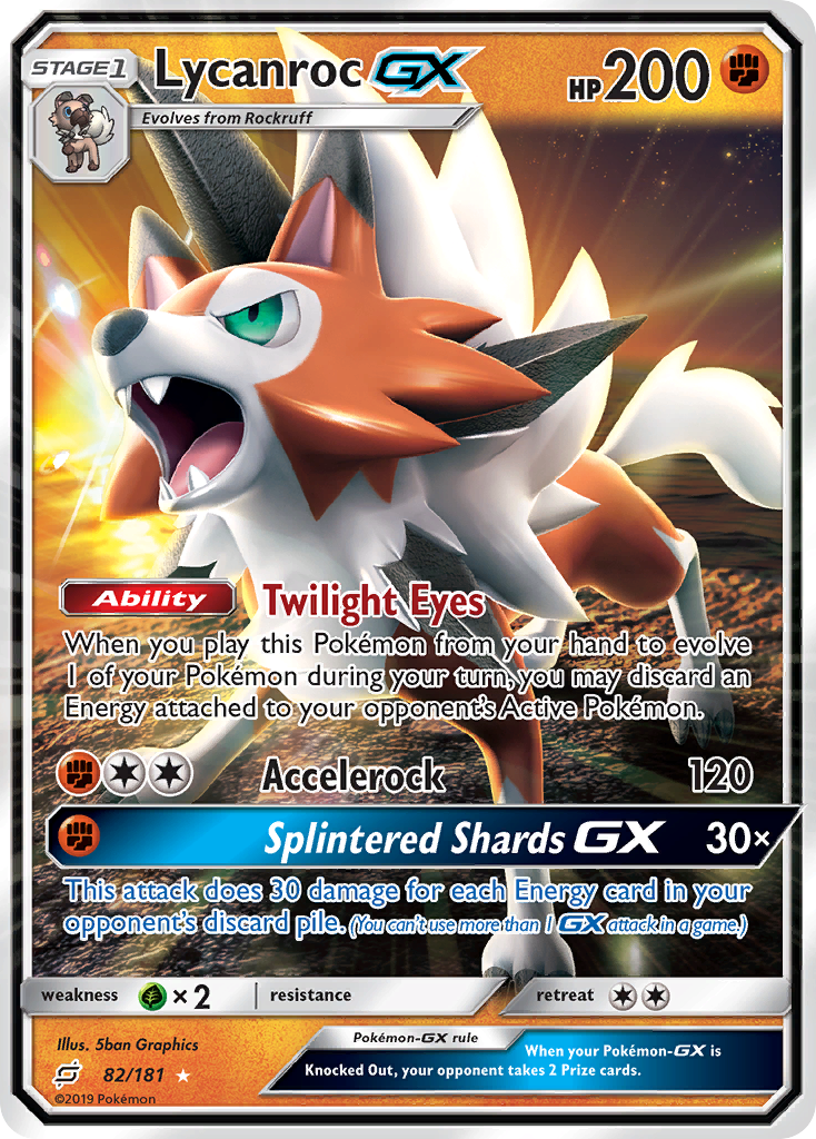 Lycanroc-GX - 082/181 - Team Up