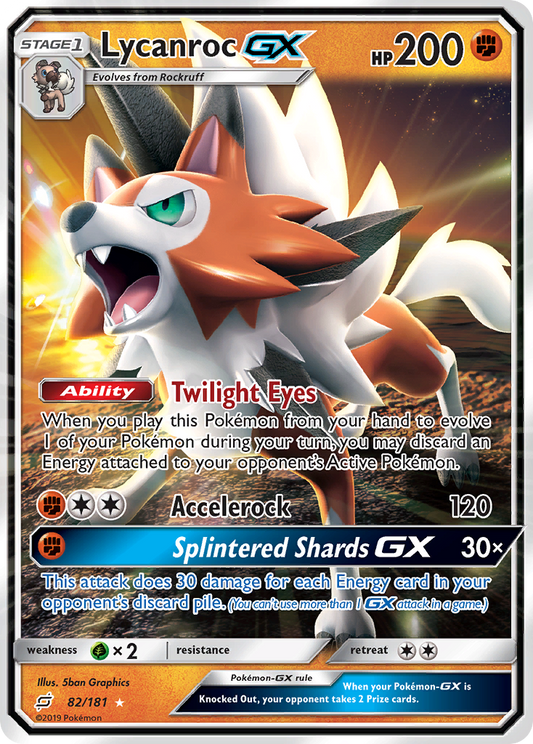 Lycanroc-GX - 082/181 - Team Up