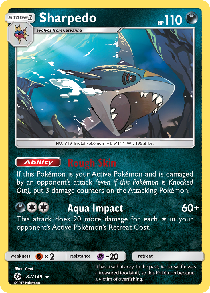 Sharpedo - 082/149 - Sun & Moon