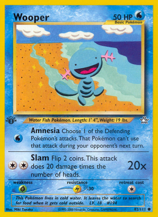 Wooper - 082/111 - Neo Genesis