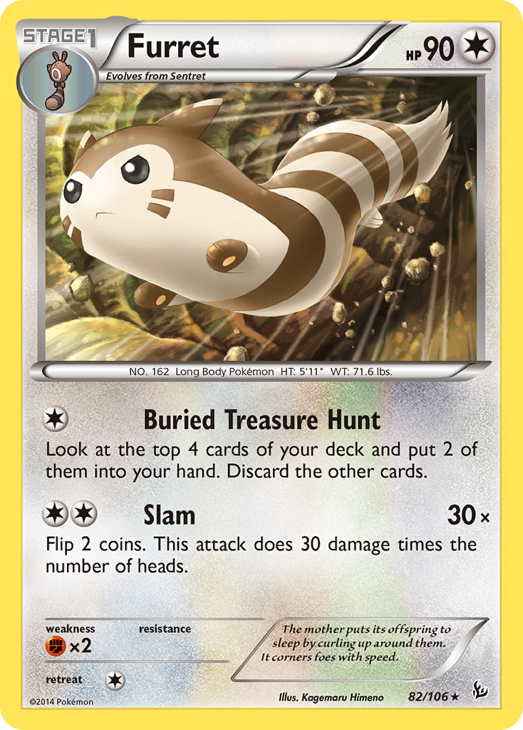 Furret - 082/106 - Flashfire