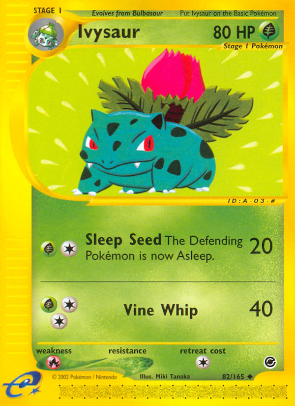 Ivysaur - 082/165 - Expedition Base Set