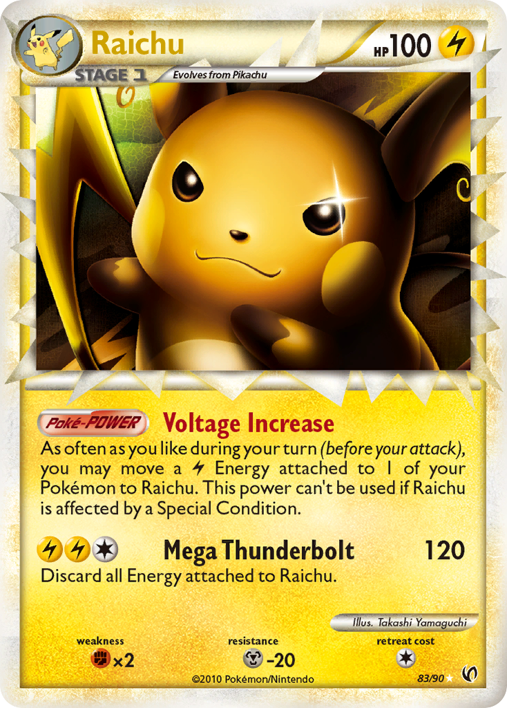 Raichu - 83/90 - HS—Undaunted