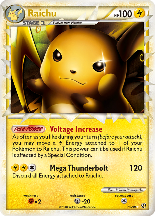 Raichu - 83/90 - HS—Undaunted