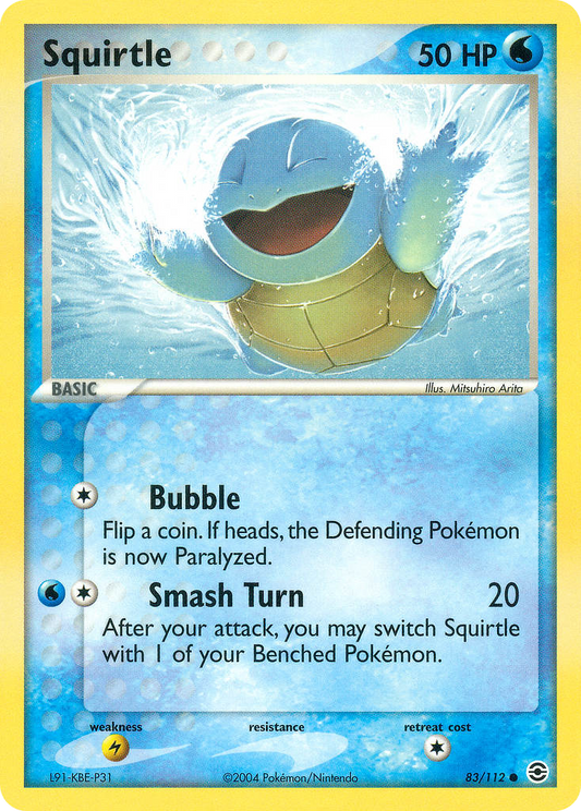 Squirtle - 083/112 - FireRed & LeafGreen