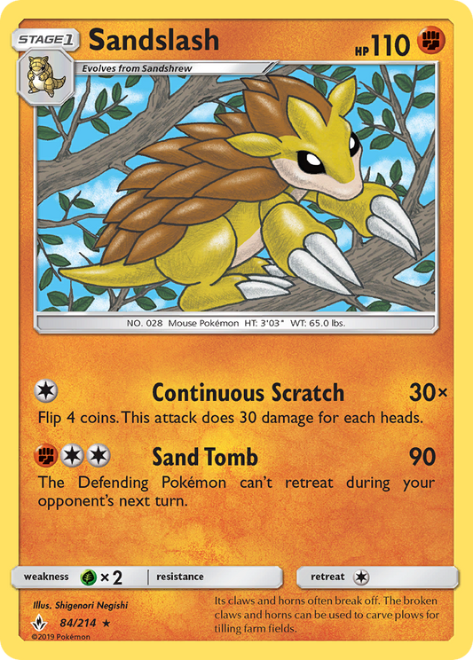 Sandslash - 084/214 - Unbroken Bonds