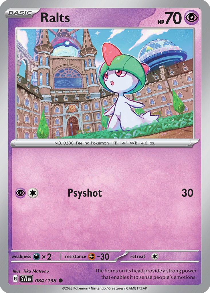 Ralts - 084/198 - Scarlet & Violet