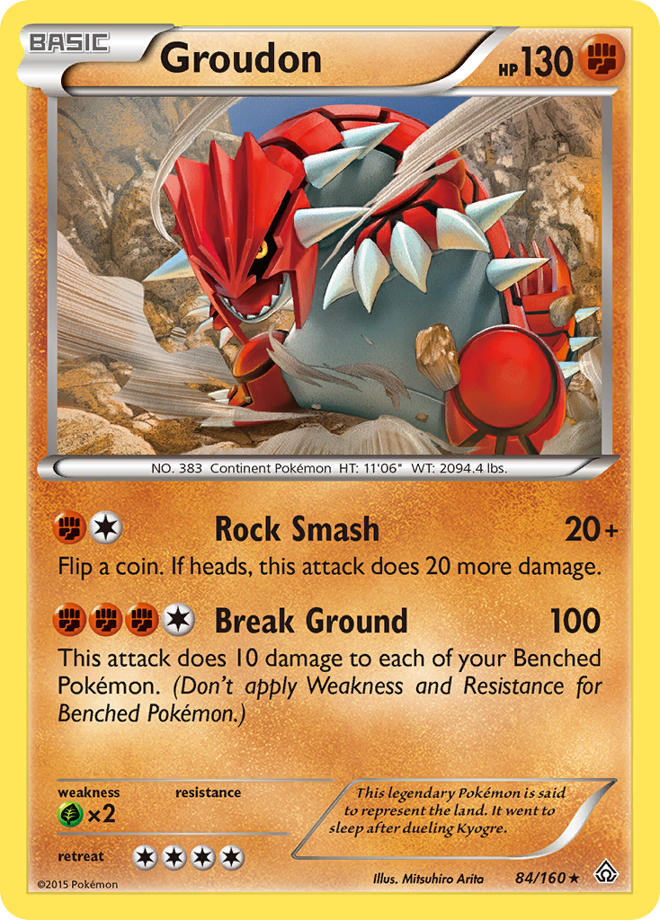 Groudon - 084/160 - Primal Clash