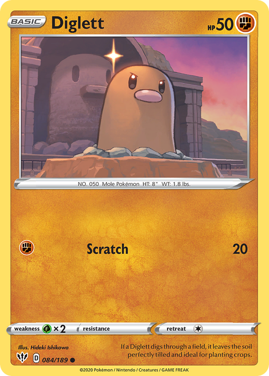 Diglett - 084/189 - Darkness Ablaze