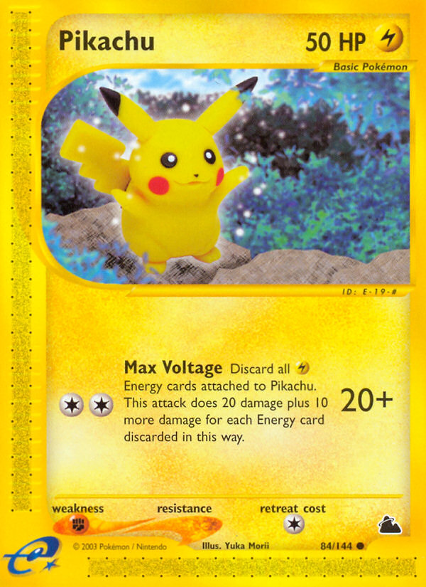 Pikachu - 084/144 - Skyridge