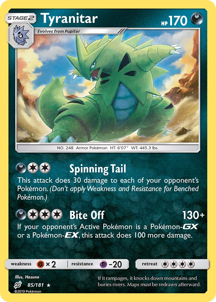 Tyranitar - 085/181 - Team Up