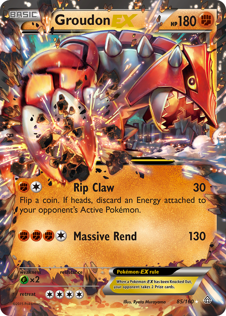 Groudon-EX - 085/160 - Primal Clash