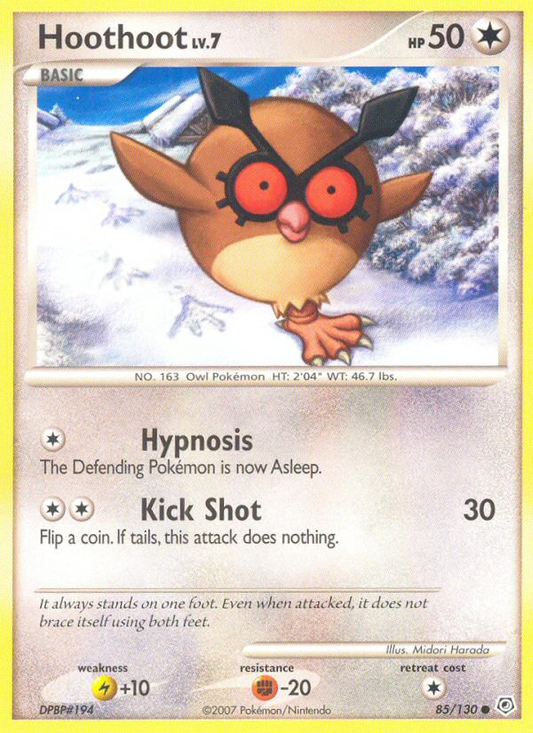 Hoothoot - 085/130 - Diamond & Pearl