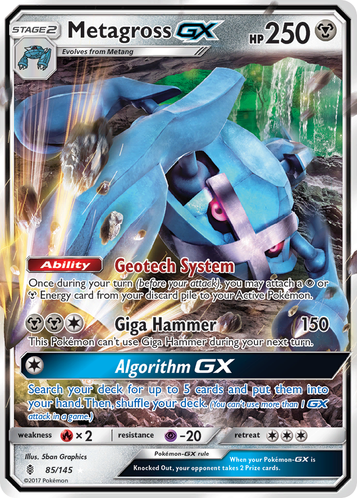 Metagross-GX - 085/145 - Guardians Rising