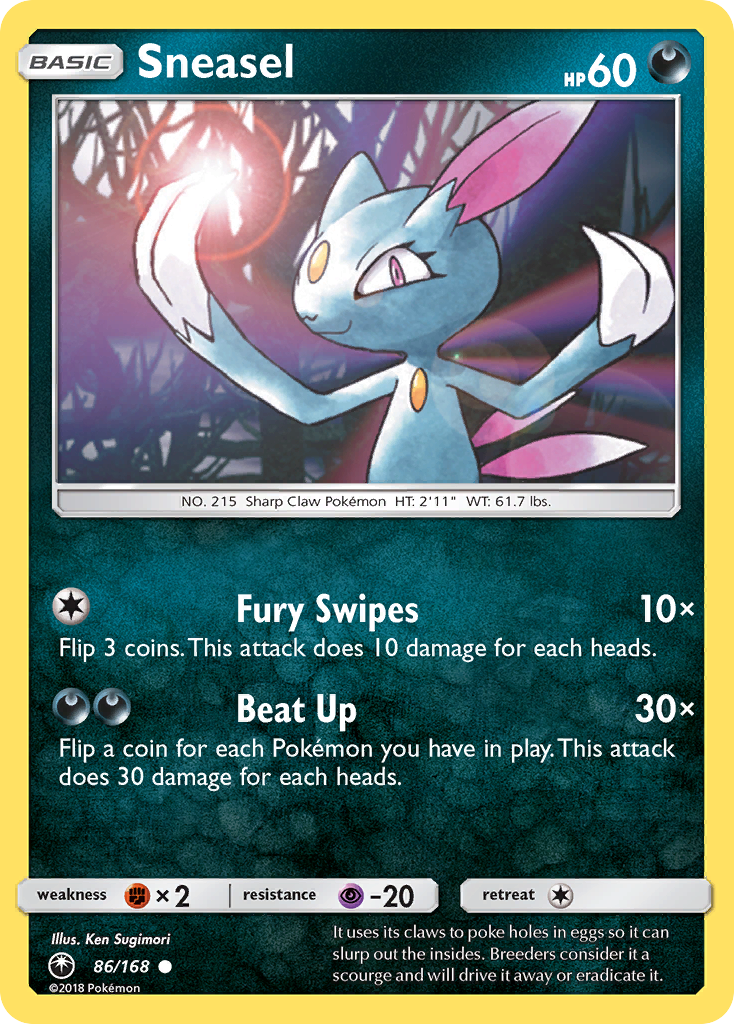 Sneasel - 086/168 - Celestial Storm