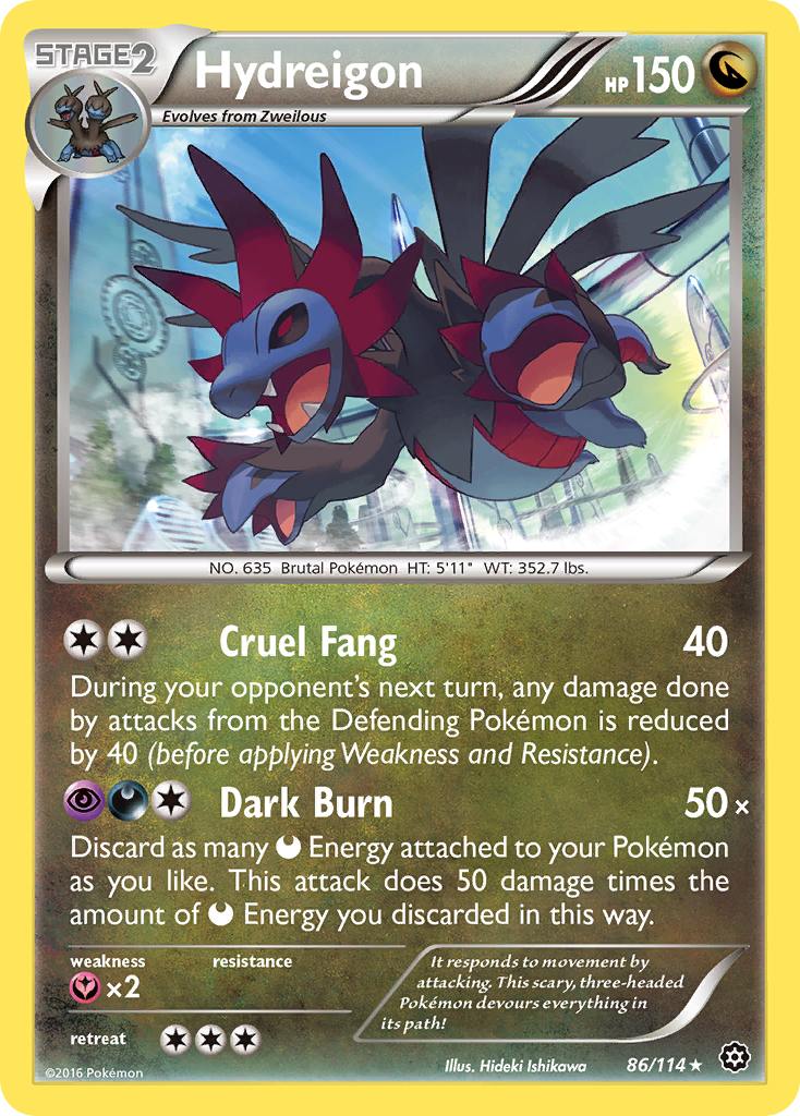 Hydreigon - 086/114 - Steam Siege