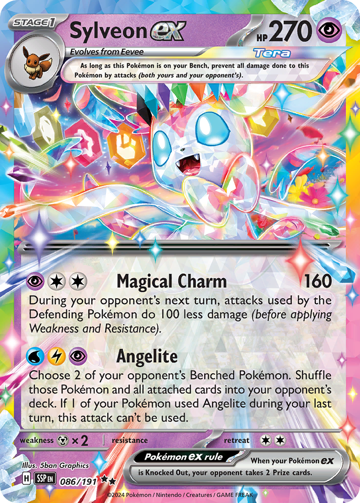 Sylveon ex - 086/191 - Surging Sparks