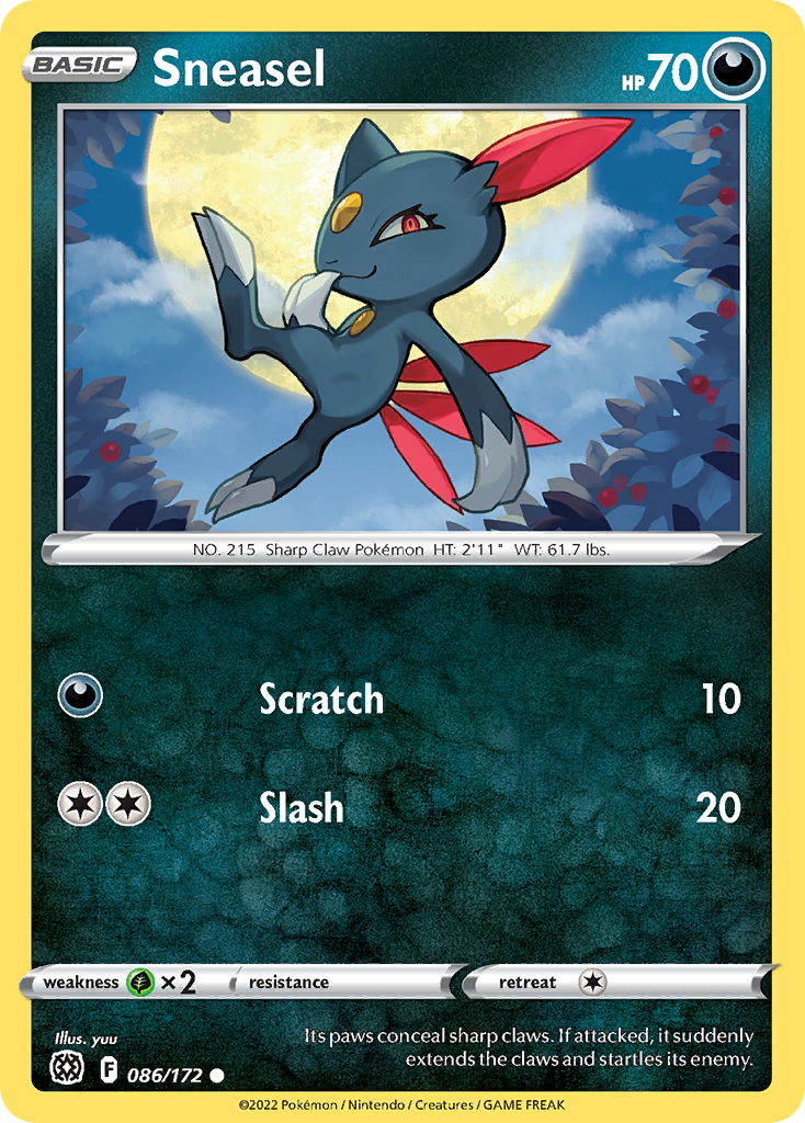 Sneasel - 086/172 - Brilliant Stars