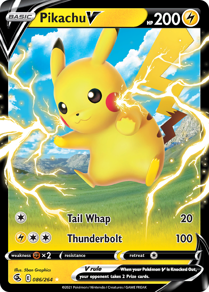 Pikachu V - 086/264 - Fusion Strike