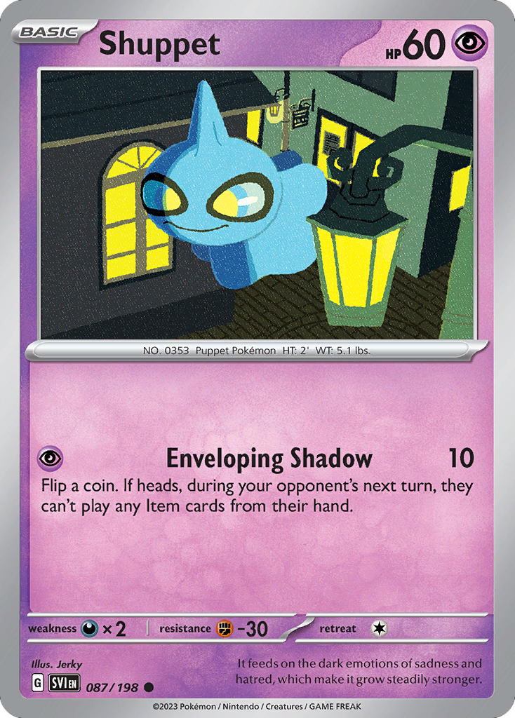 Shuppet - 087/198 - Scarlet & Violet