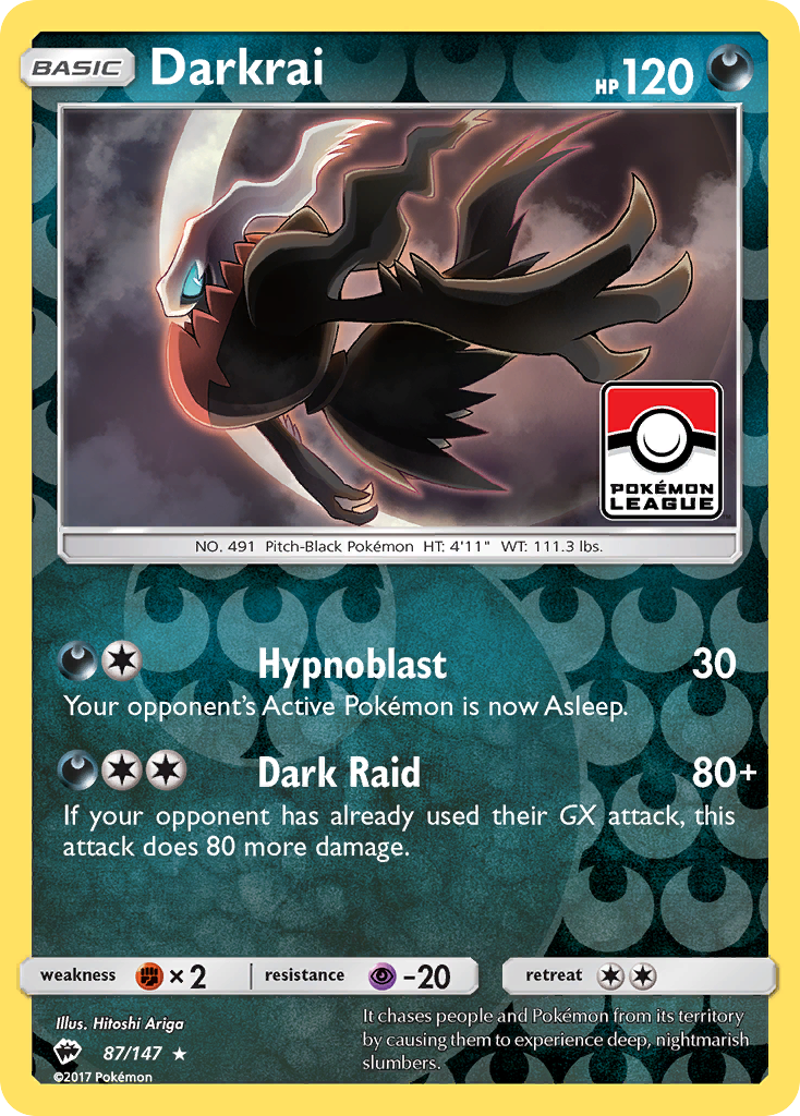 Darkrai - 087/147 - Burning Shadows