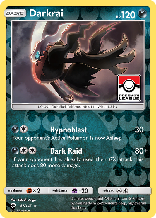 Darkrai - 087/147 - Burning Shadows