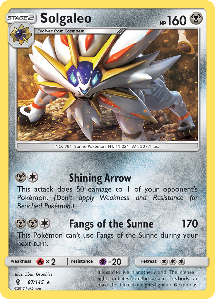 Solgaleo - 087/145 - Guardians Rising