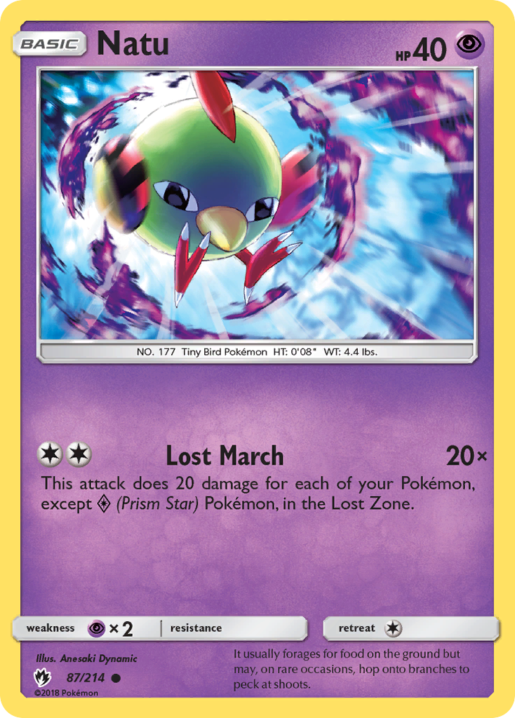 Natu - 087/214 - Lost Thunder