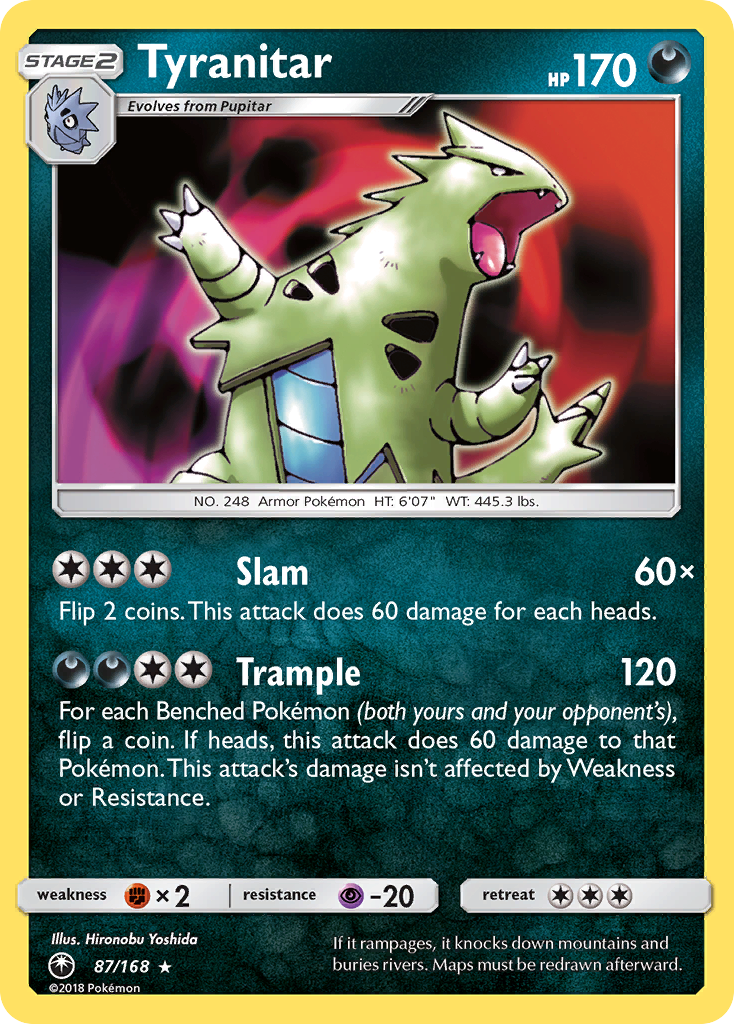 Tyranitar - 087/168 - Celestial Storm