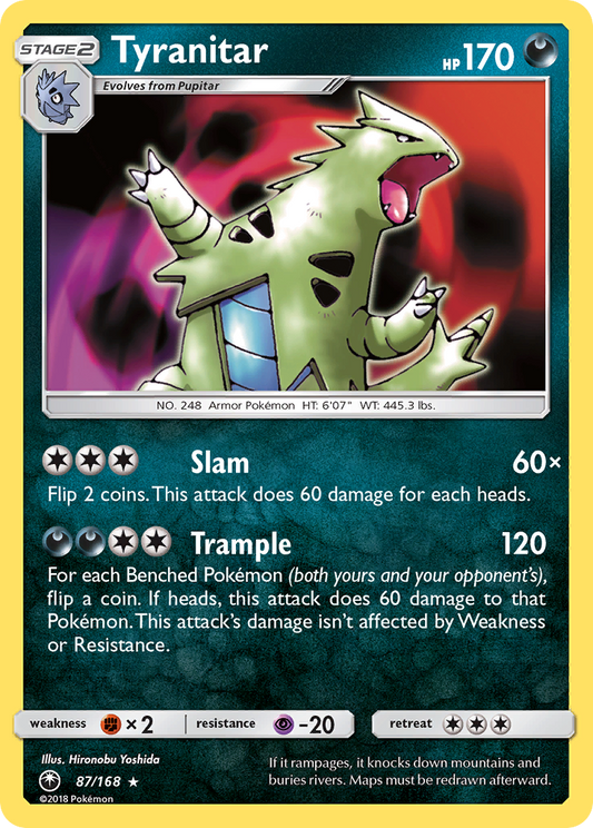 Tyranitar - 087/168 - Celestial Storm