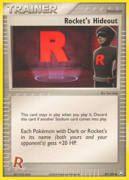 Rocket's Hideout - 087/109 - Team Rocket Returns