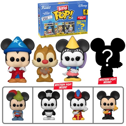 Disney Classics Sorcerer Mickey Funko Bitty Pop! Mini-Figure 4-Pack