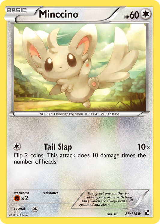 Minccino - 088/114 - Black & White