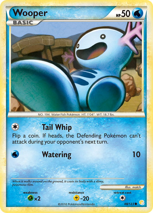 Wooper - 088/123 - HeartGold & SoulSilver