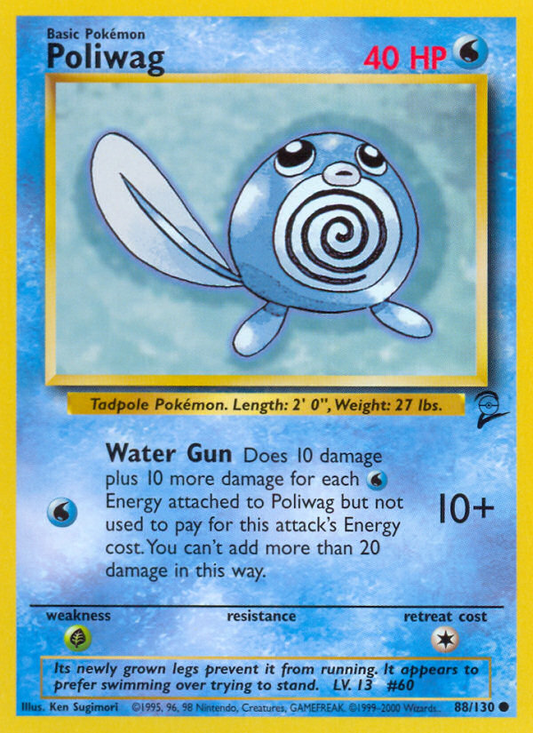 Poliwag - 088/130 - Base Set 2