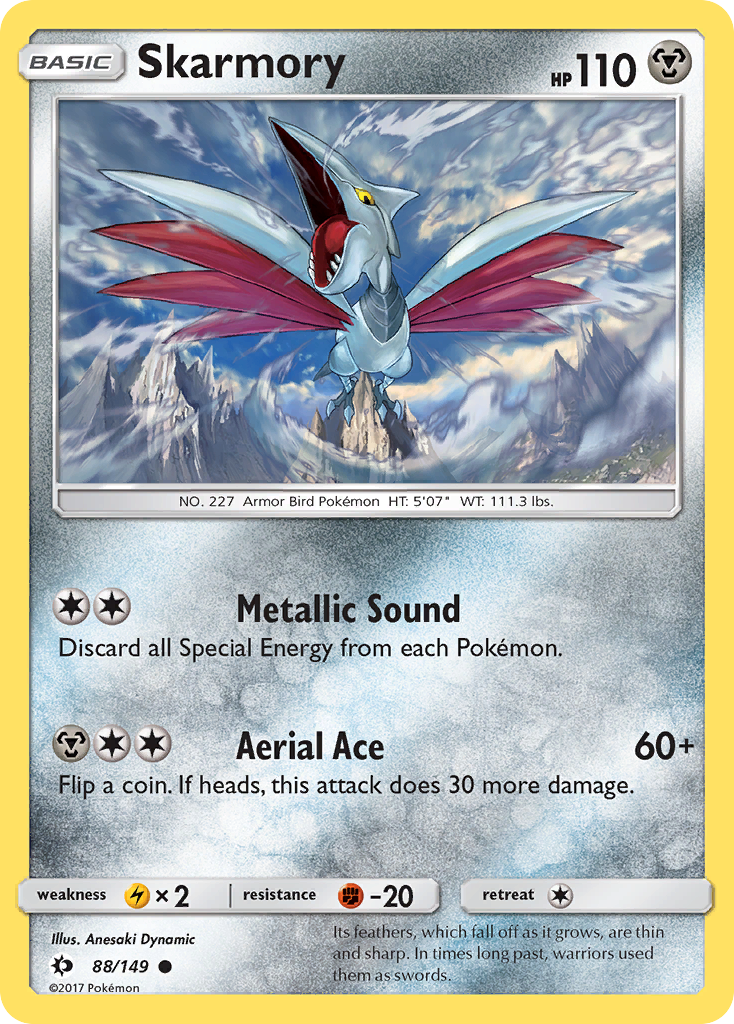 Skarmory - 088/149 - Sun & Moon