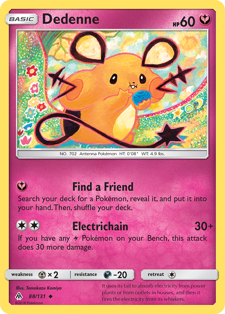 Dedenne - 088/131 - Forbidden Light