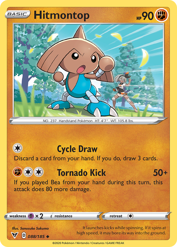 Hitmontop - 088/185 - Vivid Voltage