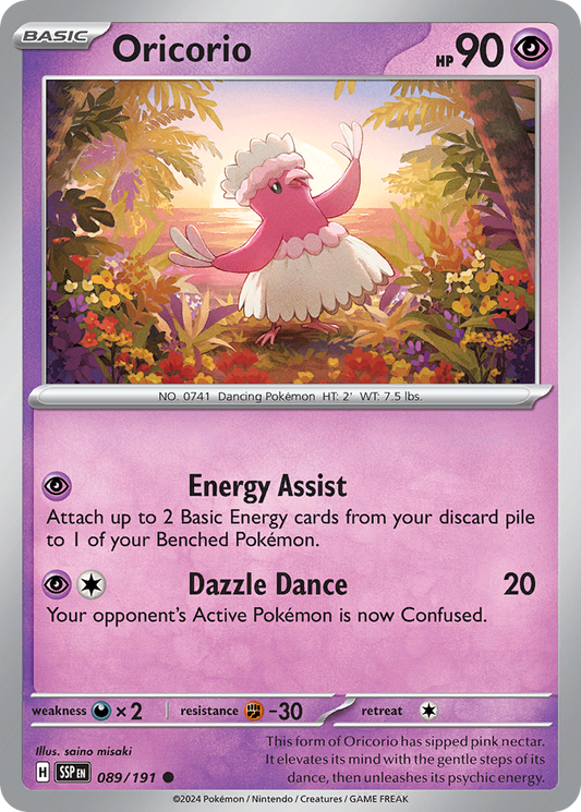 Oricorio - 089/191 - Surging Sparks