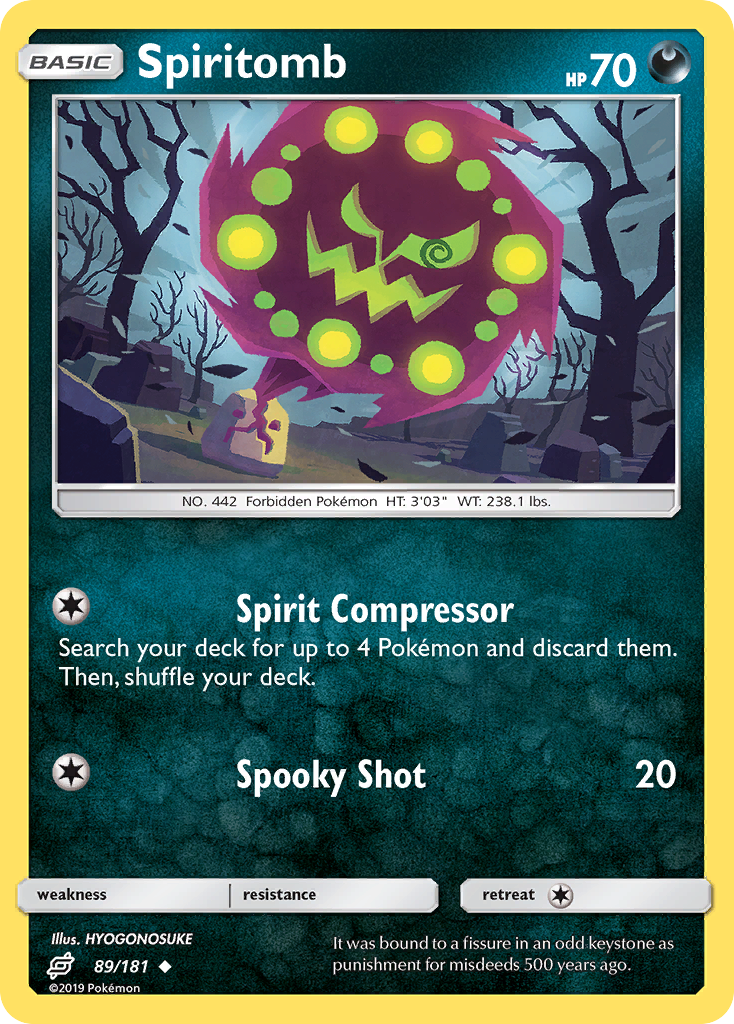 Spiritomb - 089/181 - Team Up