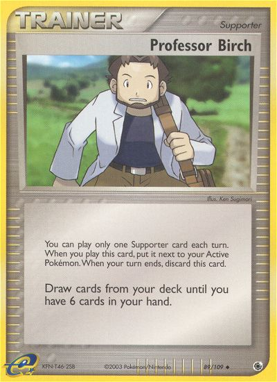 Professor Birch - 089/109 - Ruby & Sapphire