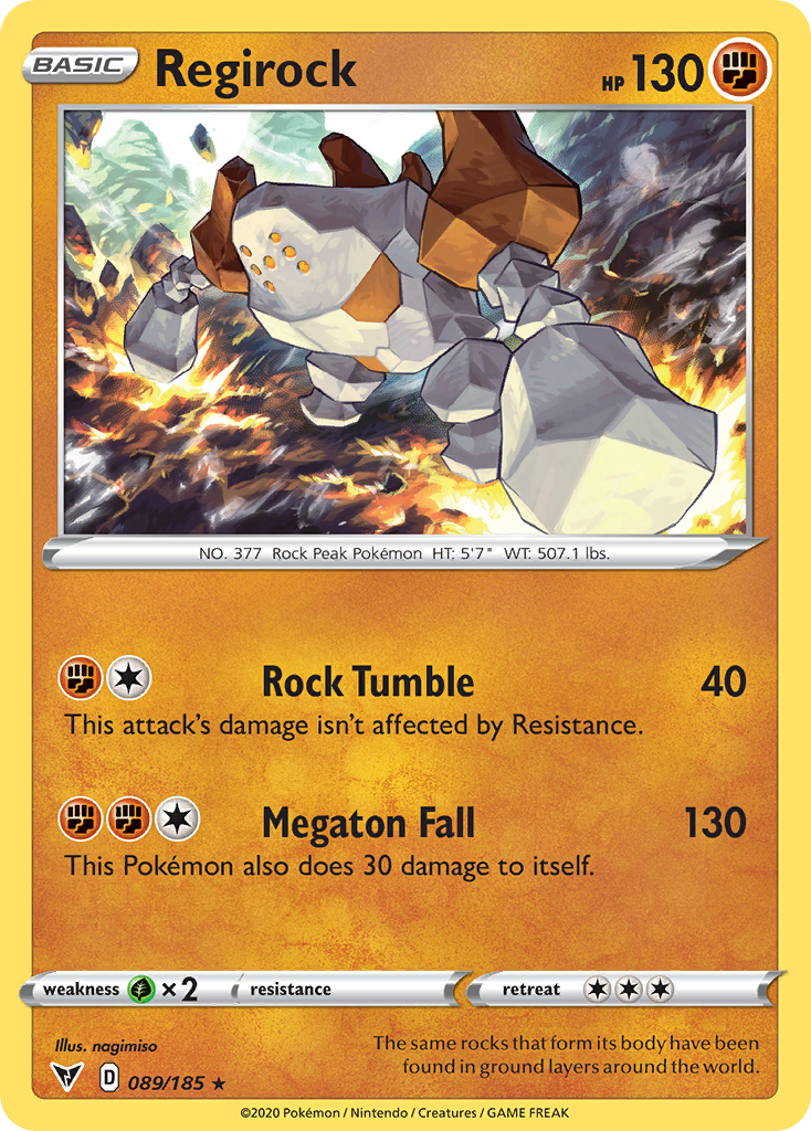 Regirock - 089/185 - Vivid Voltage