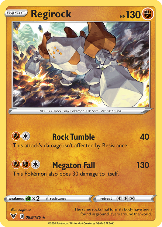 Regirock - 089/185 - Vivid Voltage