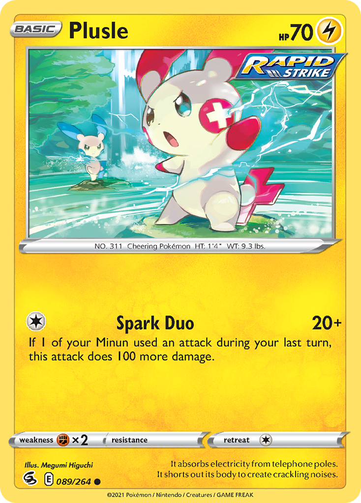 Plusle - 089/264 - Fusion Strike