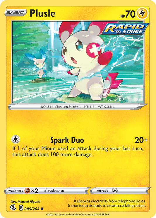 Plusle - 089/264 - Fusion Strike